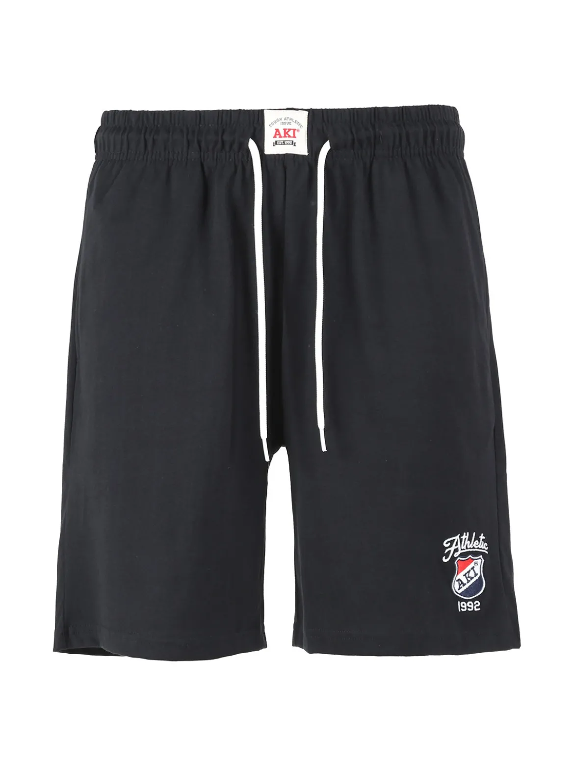 Aki Bermuda sportivi da uomo in cotone con coulisse