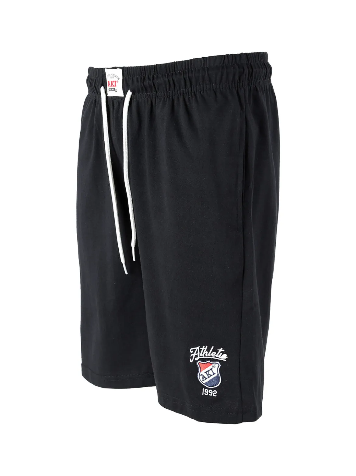 Aki Bermuda sportivi da uomo in cotone con coulisse