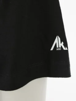 Aki Completo sportivo da donna con t-shirt e leggings a 3/4 - nero