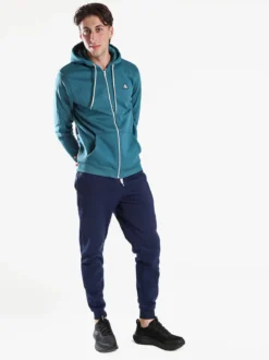 Aki Completo tuta da uomo 2 pezzi full zip con cappuccio - ottanio