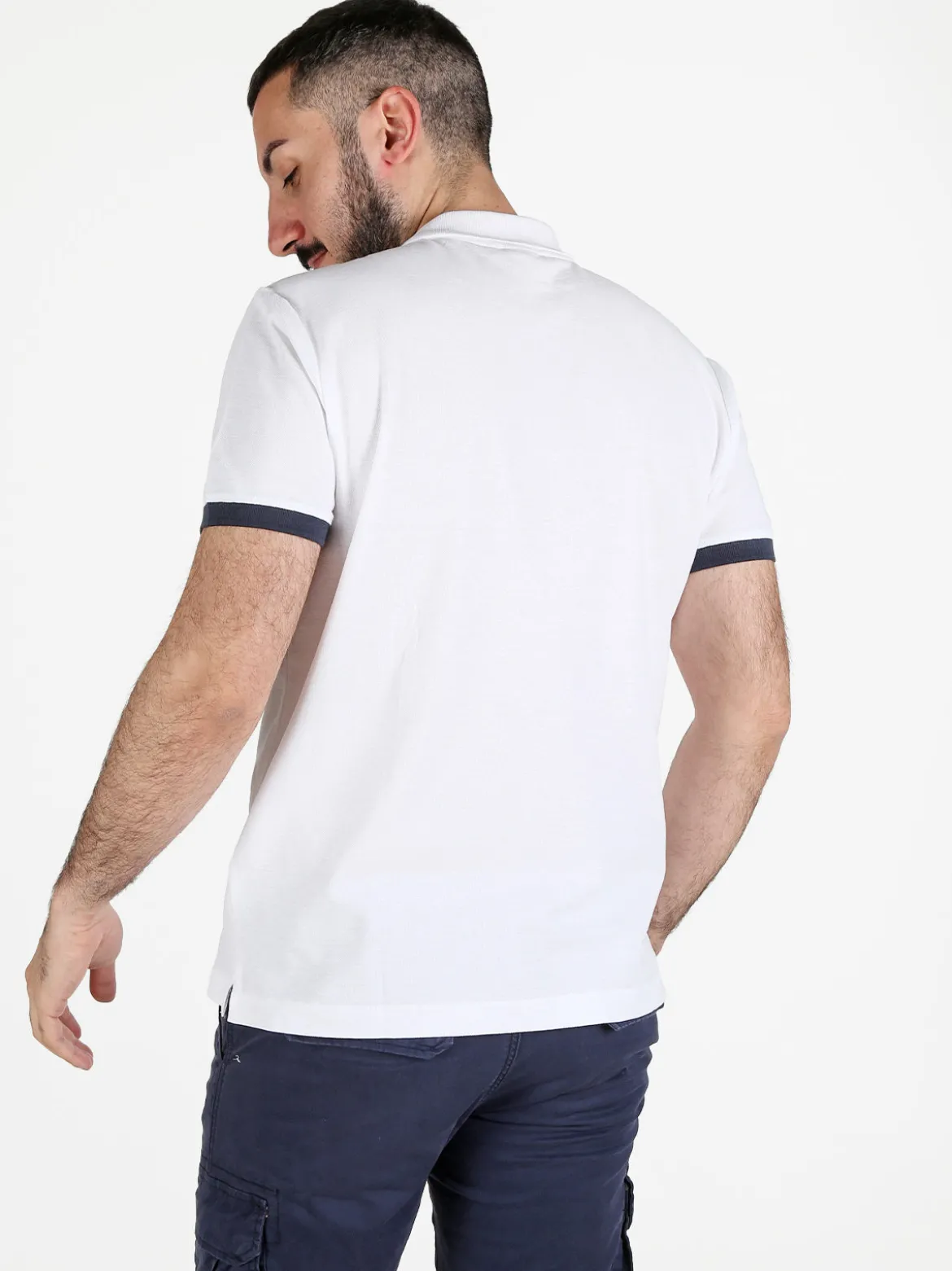 Aki Polo da uomo in cotone a maniche corte