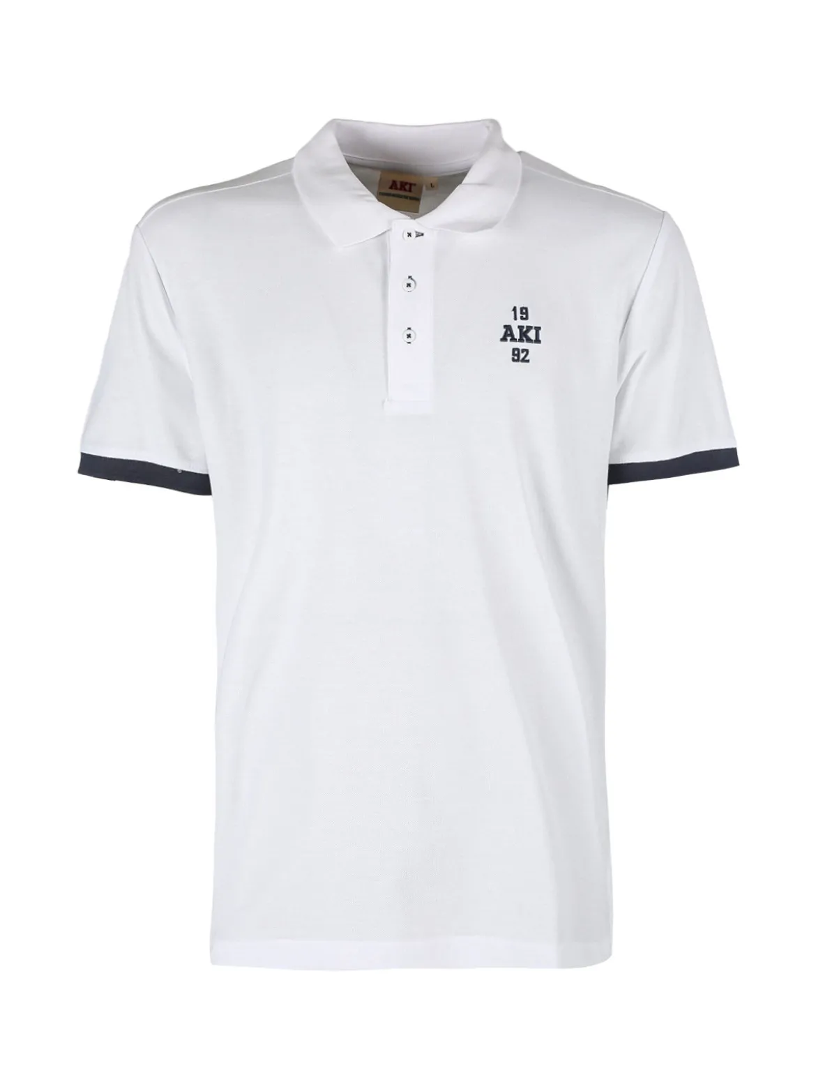 Aki Polo da uomo in cotone a maniche corte