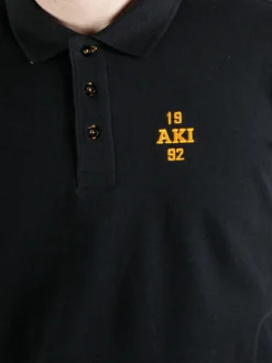 Aki Polo da uomo in cotone a maniche corte