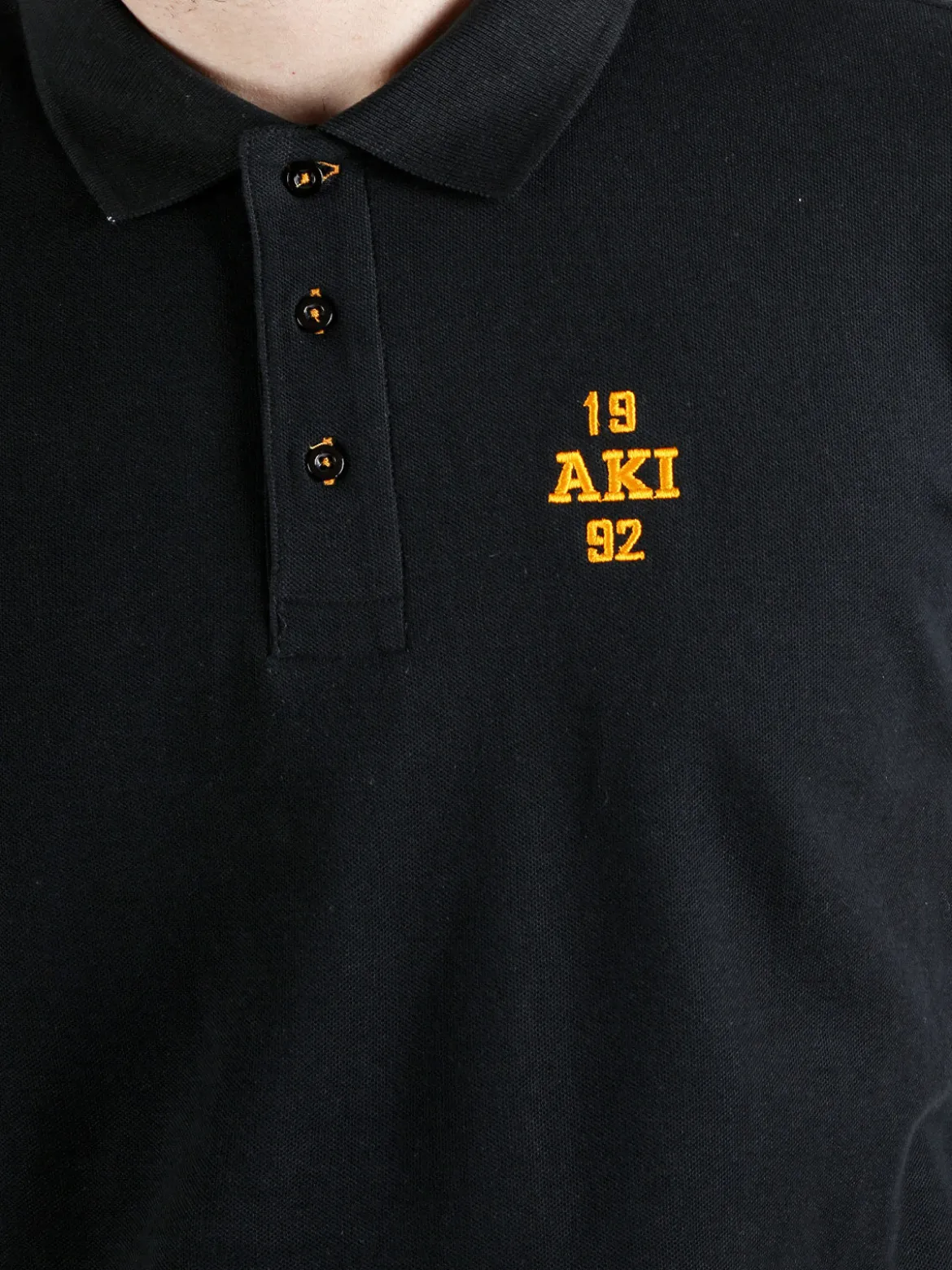 Aki Polo da uomo in cotone a maniche corte