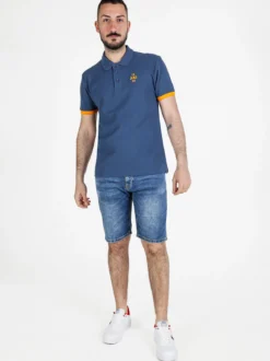 Aki Polo da uomo in cotone a maniche corte