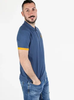 Aki Polo da uomo in cotone a maniche corte