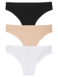 Alviero Martini Confezione da 3 brasiliana donna in cotone stretch