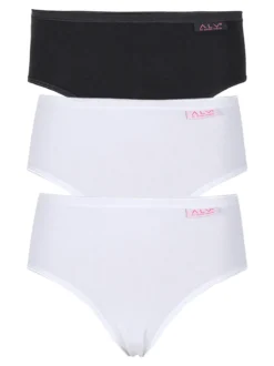 Alviero Martini Confezione da 3 slip midi in cotone stretch