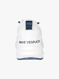 Amerigo Vespucci Sneakers da uomo con lacci elastici - bianco