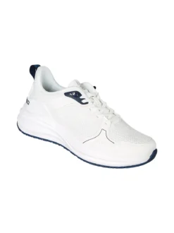 Amerigo Vespucci Sneakers da uomo con lacci elastici - bianco