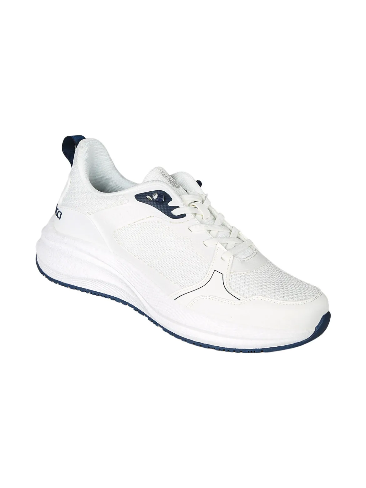 Amerigo Vespucci Sneakers da uomo con lacci elastici - bianco