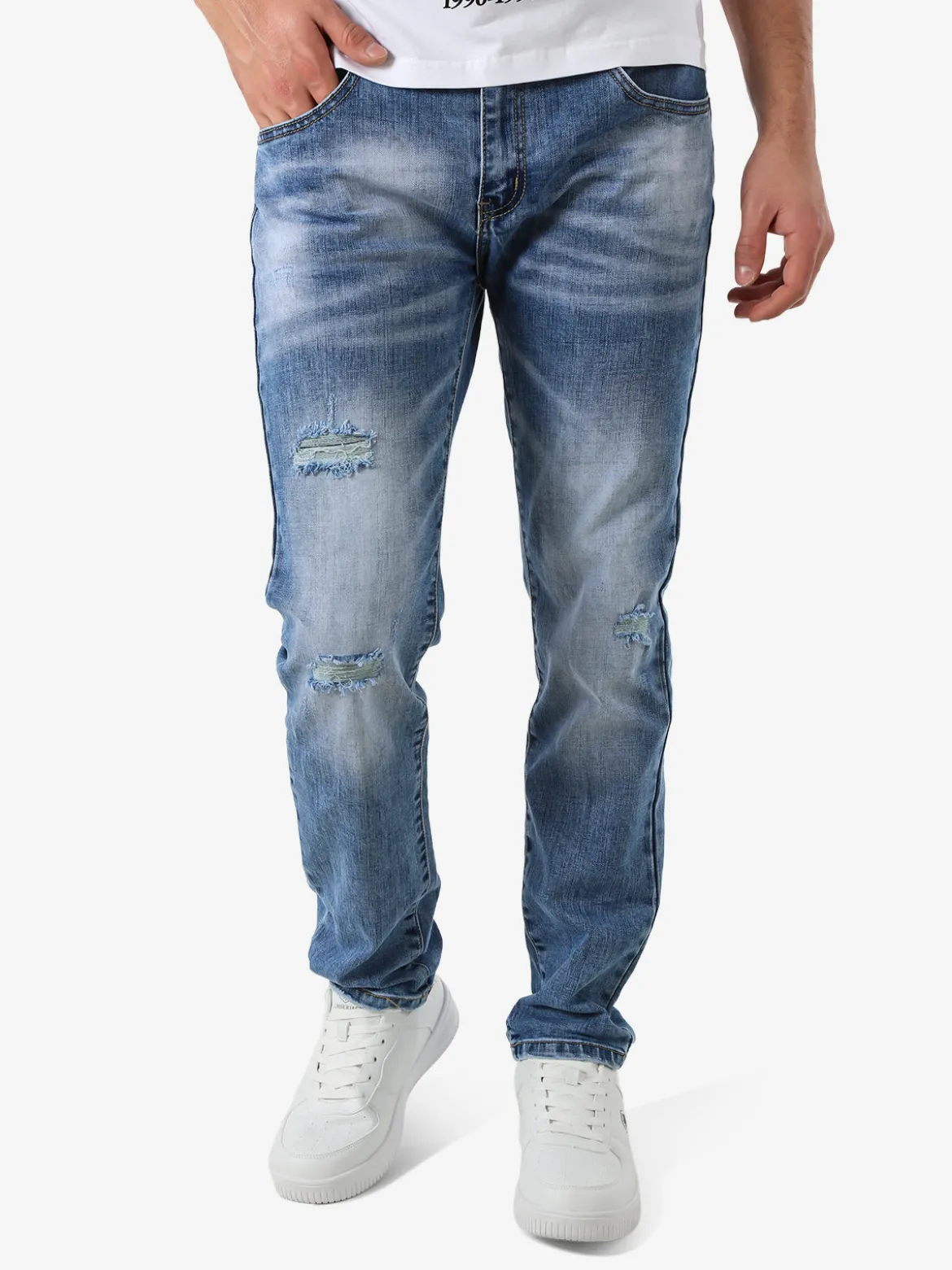 Andrea Falco Jeans strappati da uomo slim fit - jeans