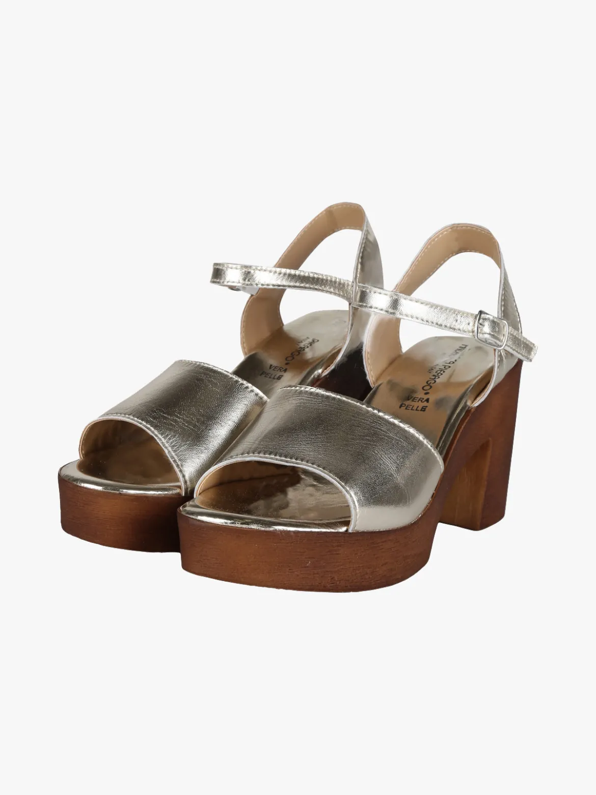 Andrea Pierago Sandali in pelle donna con tacco