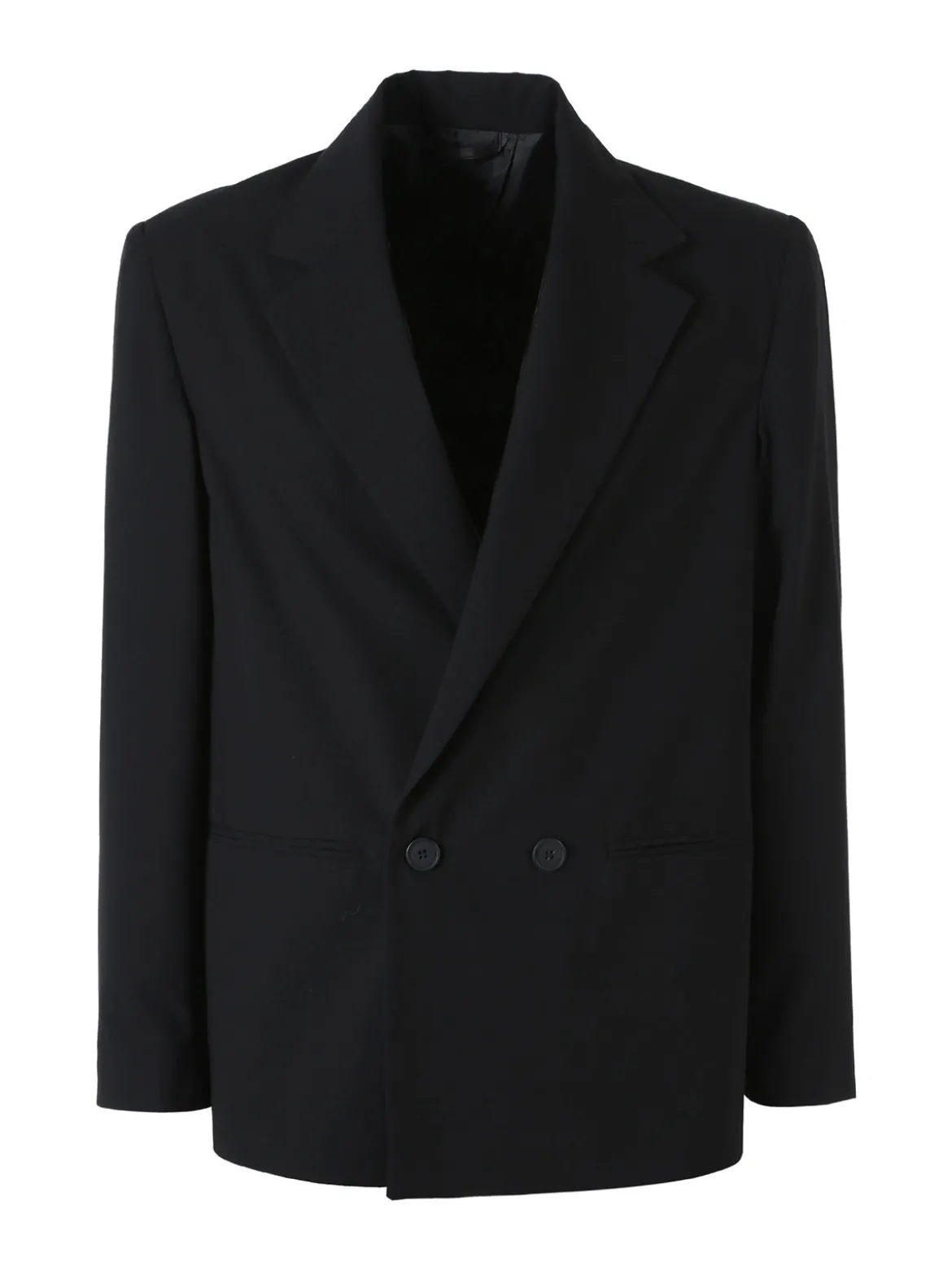 Andy Don B Blazer da uomo elegante a doppiopetto - nero
