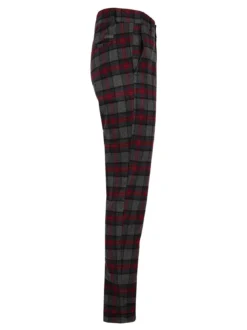 Andy Don B Pantalone uomo tartan in misto lana