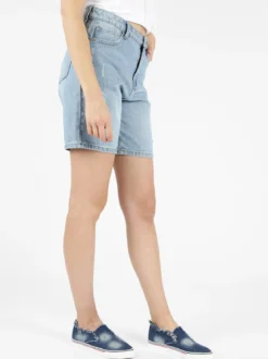 Angelica 2000 Pantaloncini mom strappati in jeans