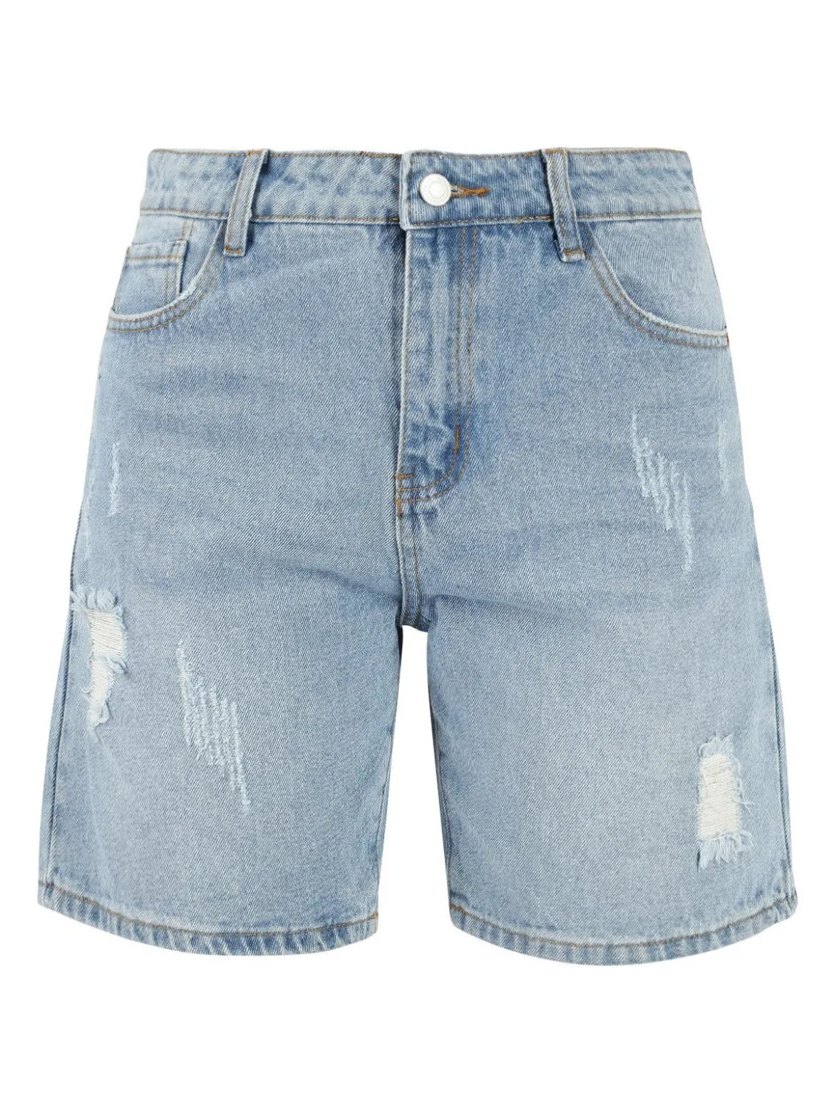 Angelica 2000 Pantaloncini mom strappati in jeans