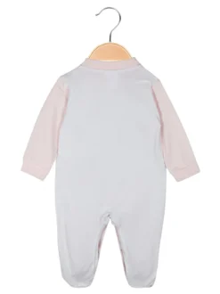 Angel Kids Tutina da neonata in cotone a maniche lunghe con bottoni