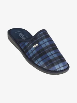 A Piedi Liberi Pantofole da uomo a quadri