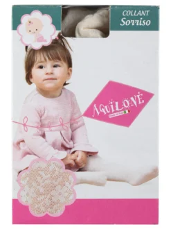 Aquilone Collant con ricamo da bambina