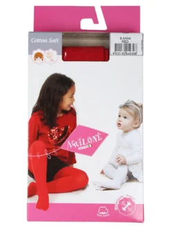 Aquilone Collant da bambina in cotone - panna