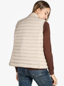 Arix & Fashion Gilet donna imbottito - beige