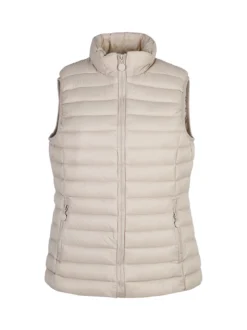 Arix & Fashion Gilet donna imbottito - beige