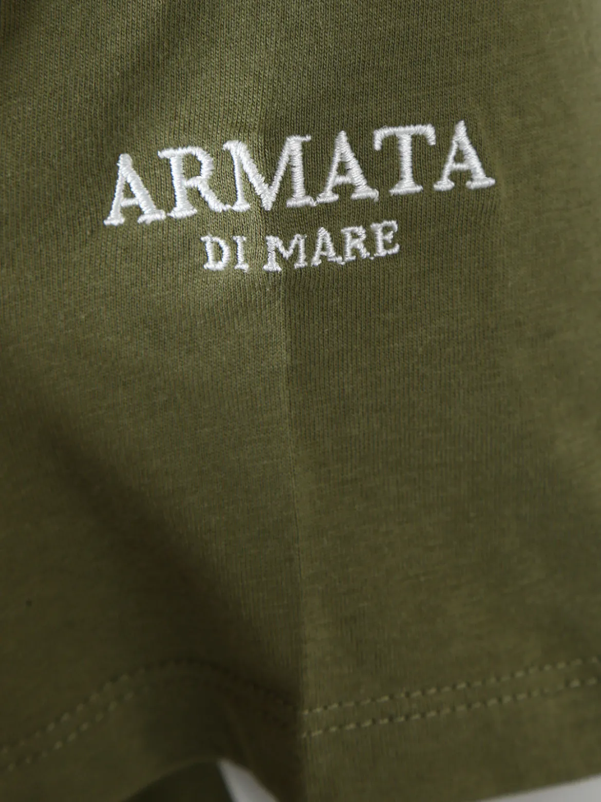 Armata Di Mare T-shirt girocollo da uomo in cotone - militare