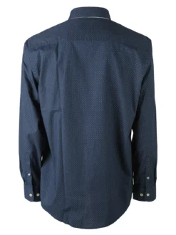 Ascot Sport Camicia da uomo in cotone a maniche lunghe con stampe - avion