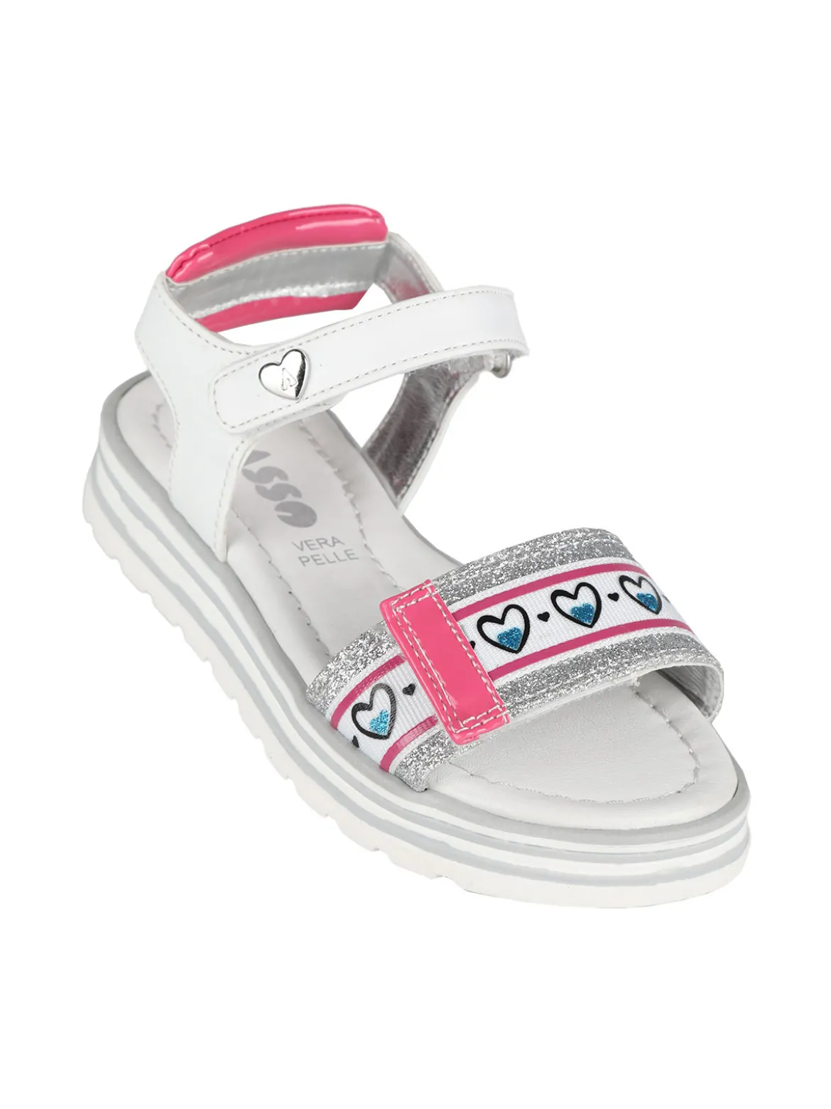 Asso Sandali da bambina con glitter