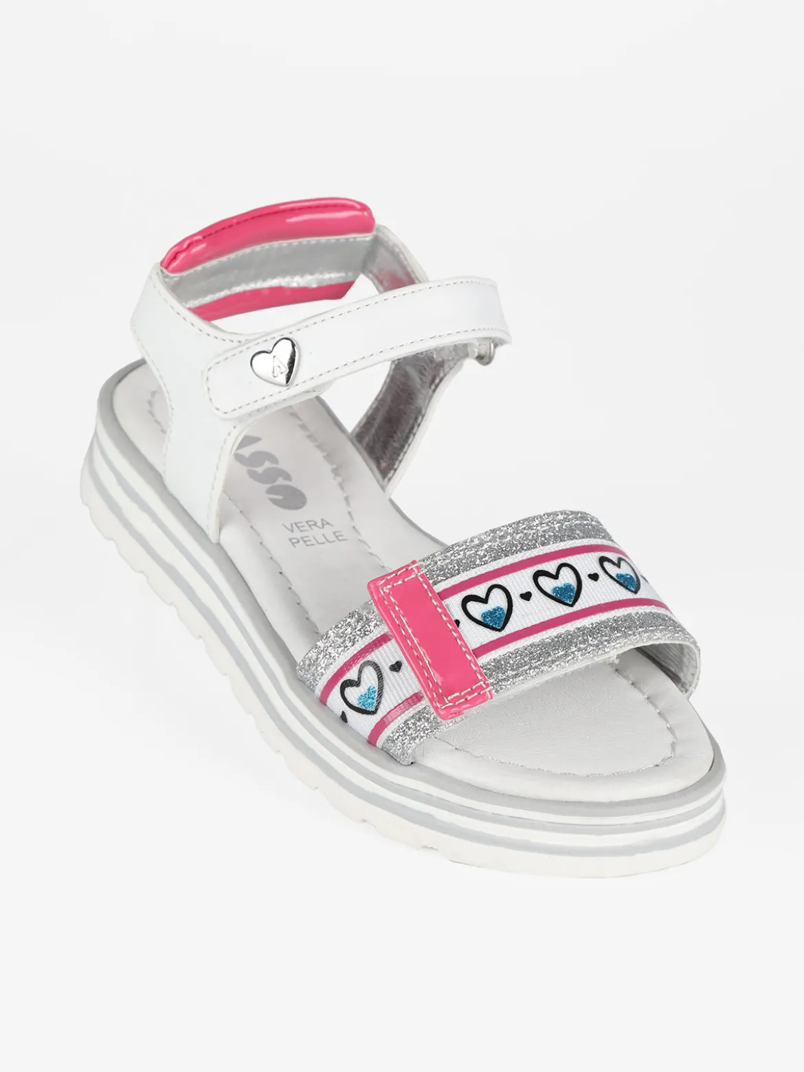 Asso Sandali da bambina con glitter