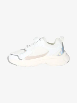 Asso Sneakers da ragazza con cinturino a strappo - bianco