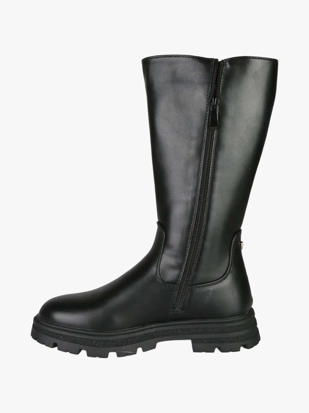Asso Stivali minimal da ragazza con zip - nero