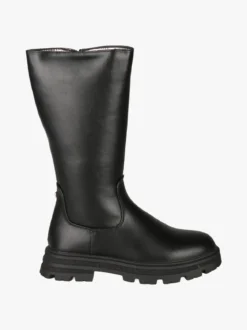 Asso Stivali minimal da ragazza con zip - nero