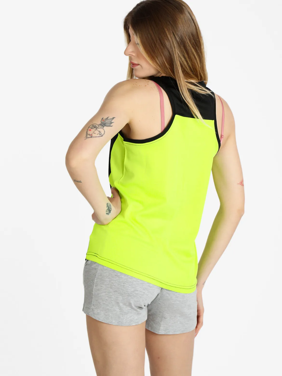 Athl Dpt Canotta sportiva donna bicolor