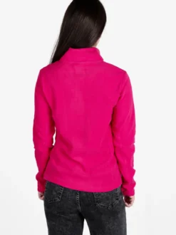 Athl Dpt Felpa donna in micropile mezza zip