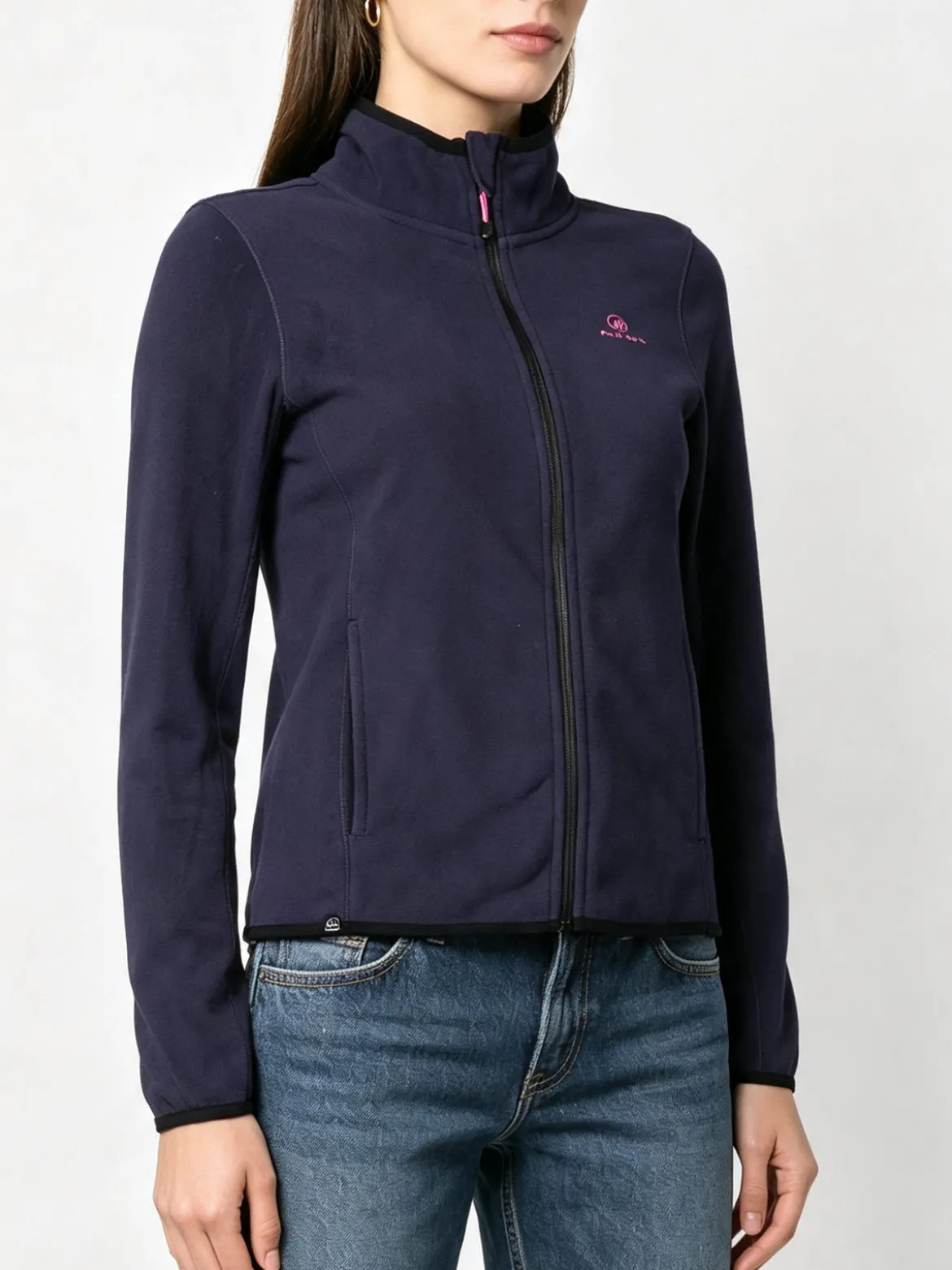Athl Dpt Felpa donna in pile full zip