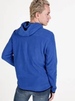Athl Dpt Felpa in pile da uomo con cappuccio e zip