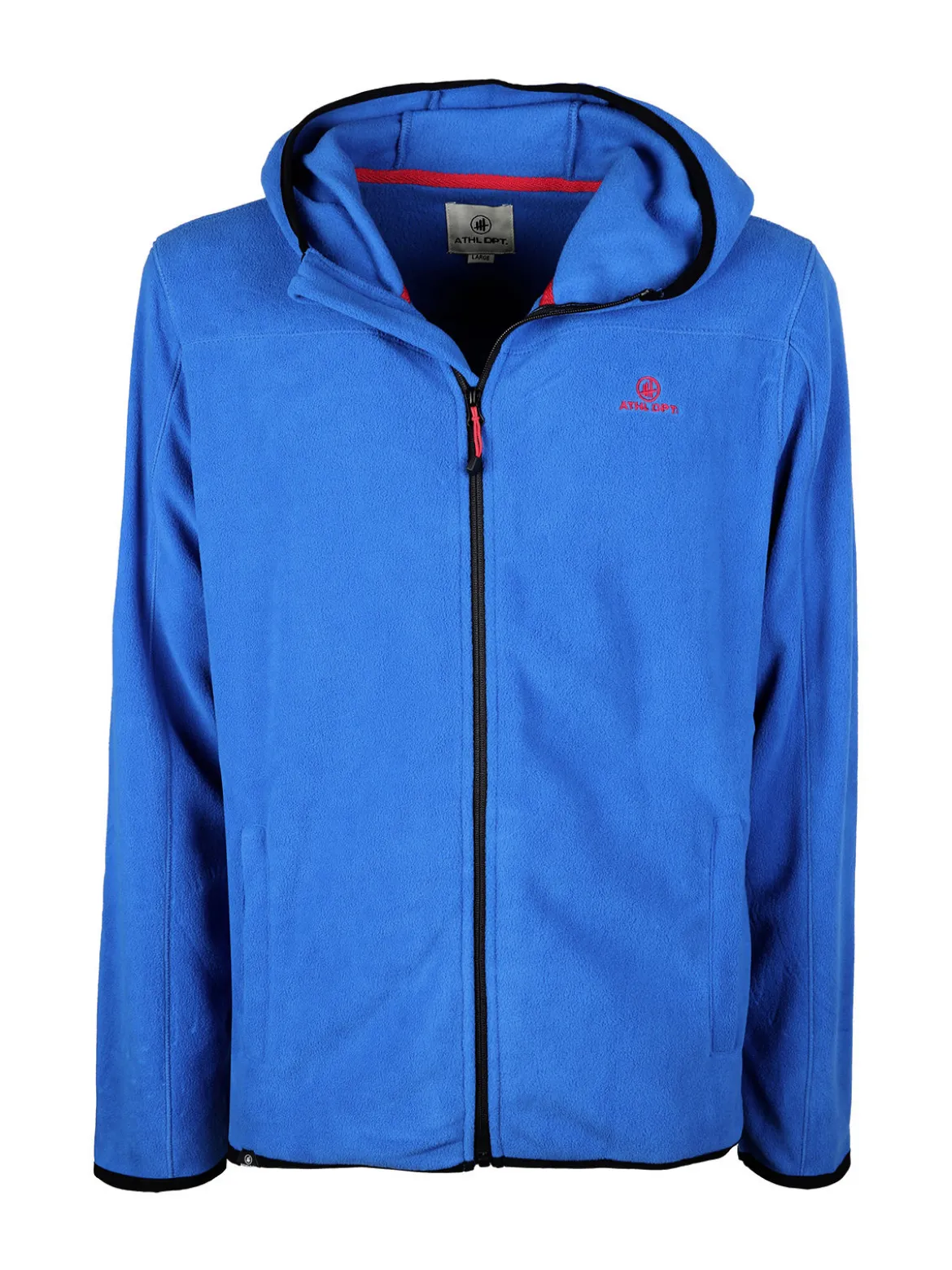 Athl Dpt Felpa in pile da uomo con cappuccio e zip