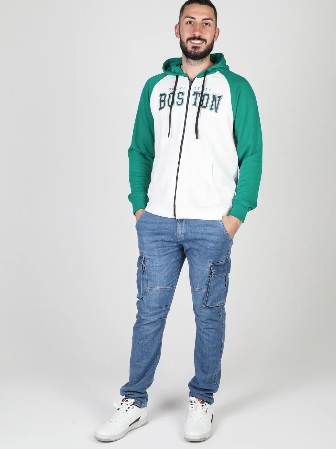 Athl Dpt Felpa uomo con cappuccio e zip