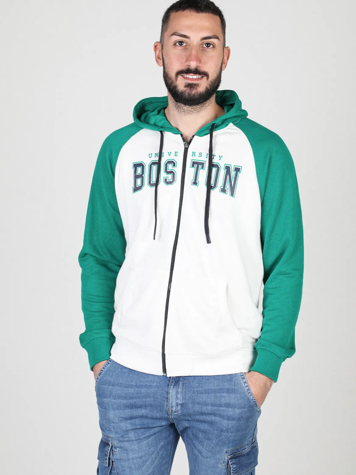 Athl Dpt Felpa uomo con cappuccio e zip