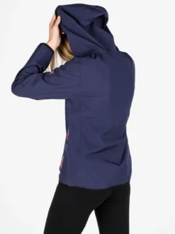 Athl Dpt Giacca a vento da donna con cappuccio e zip