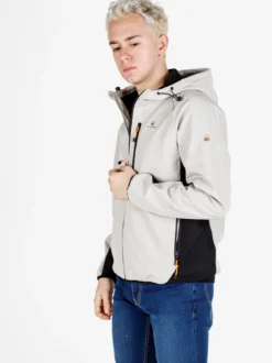 Athl Dpt Giacca da uomo impermeabile con cappuccio e zip