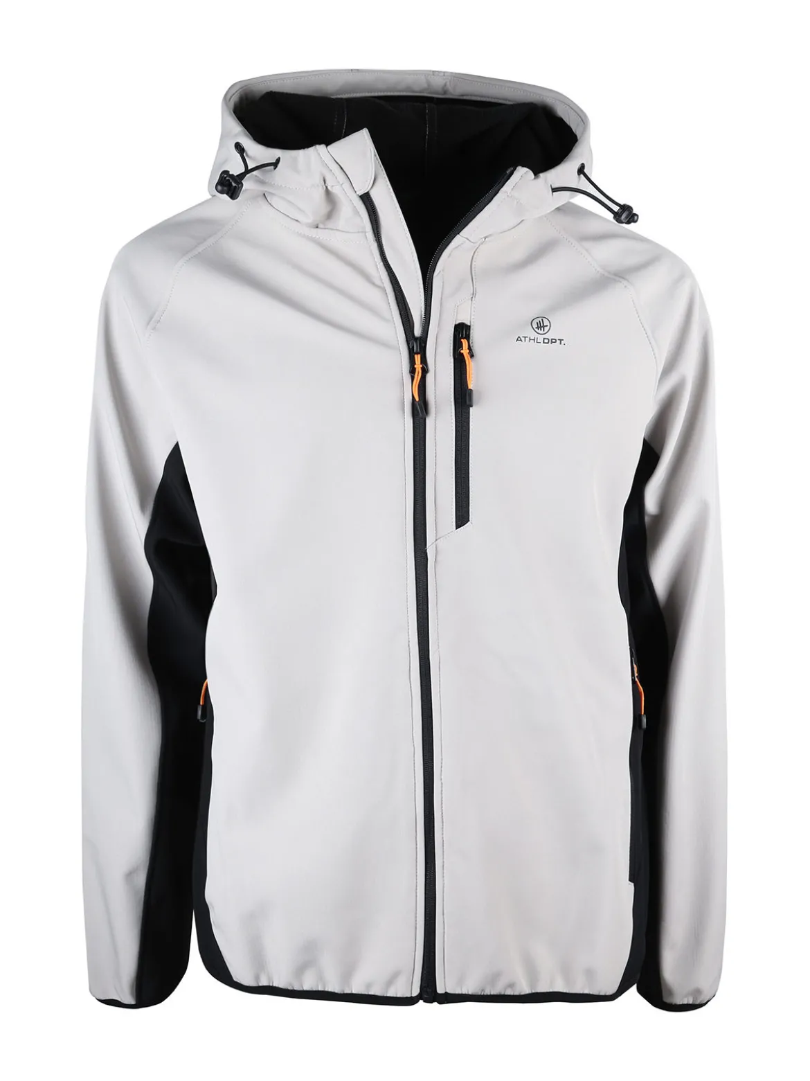Athl Dpt Giacca da uomo impermeabile con cappuccio e zip