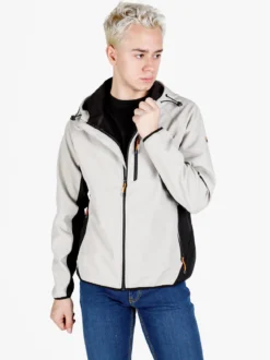Athl Dpt Giacca da uomo impermeabile con cappuccio e zip