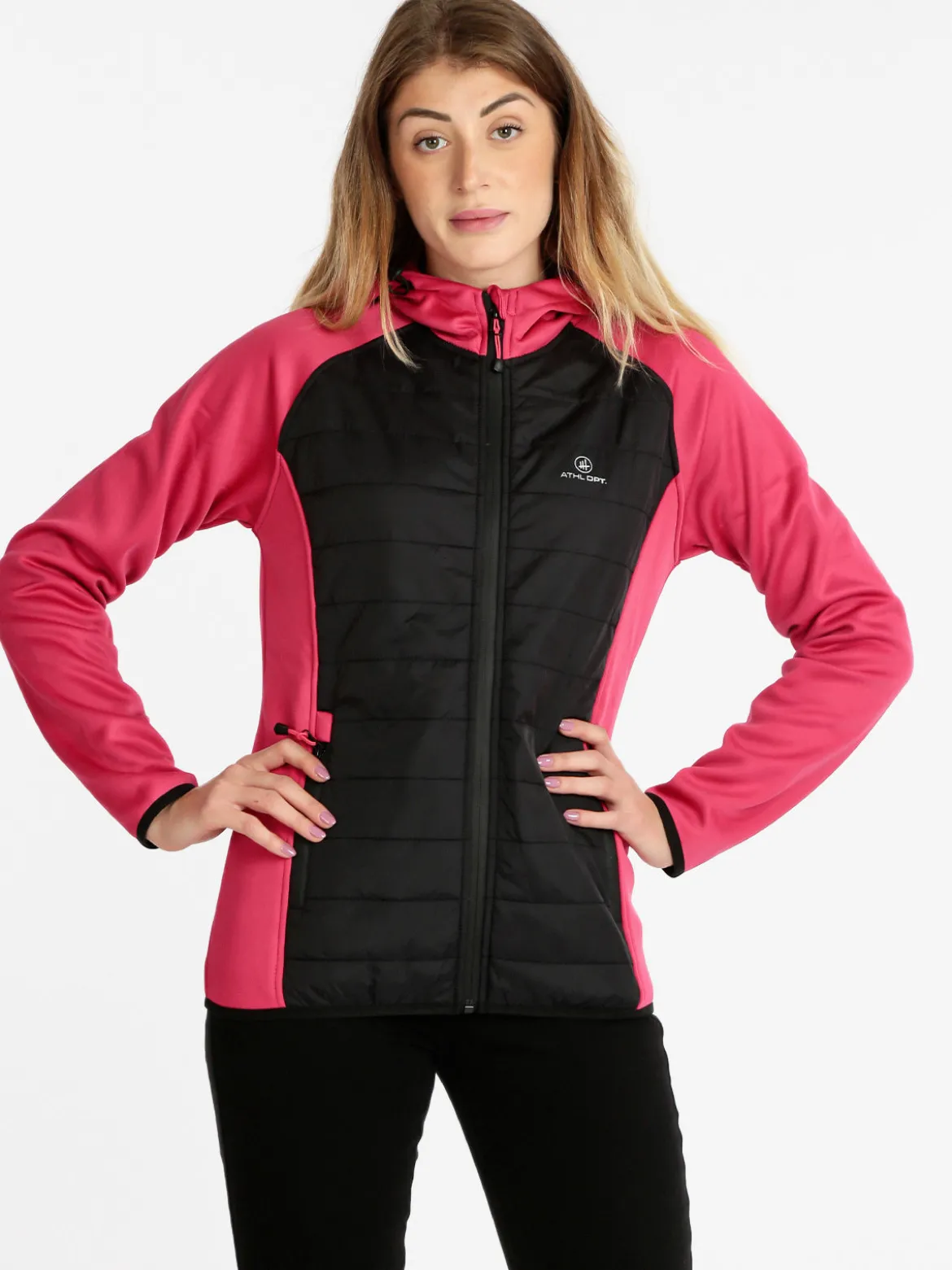 Athl Dpt Giacca sportiva da donna con cappuccio