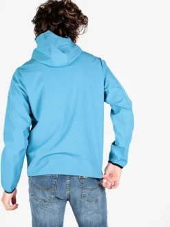 Athl Dpt Giacca sportiva da uomo impermeabile con cappuccio e zip