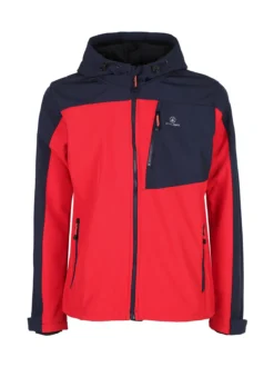 Athl Dpt Giacca sportiva da uomo impermeabile con cappuccio e interno in pile