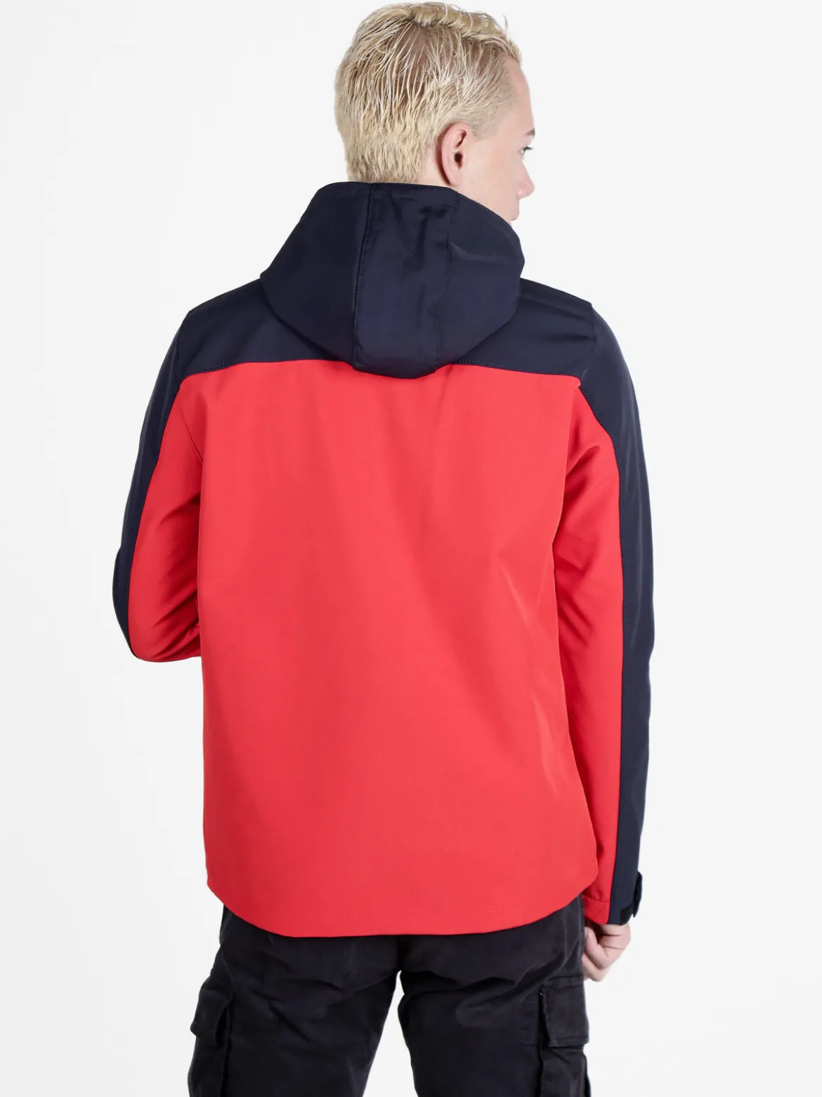 Athl Dpt Giacca sportiva da uomo impermeabile con cappuccio e interno in pile