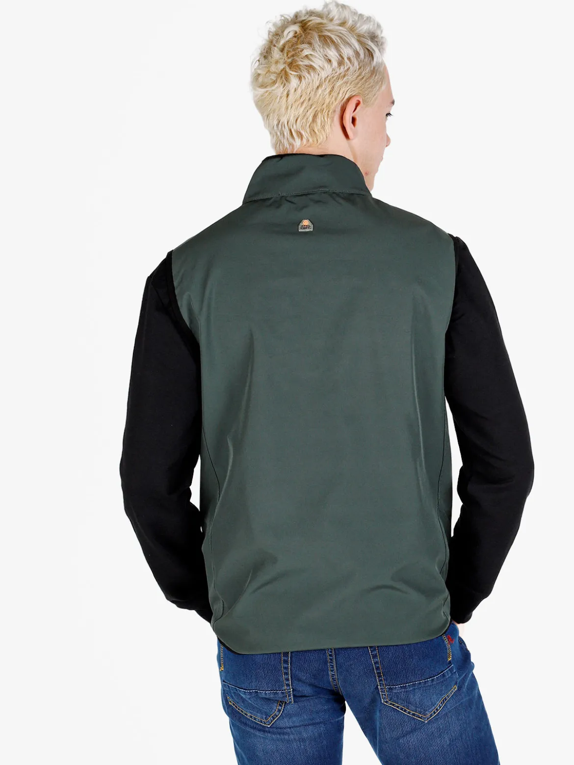 Athl Dpt Gilet da uomo impermeabile con zip